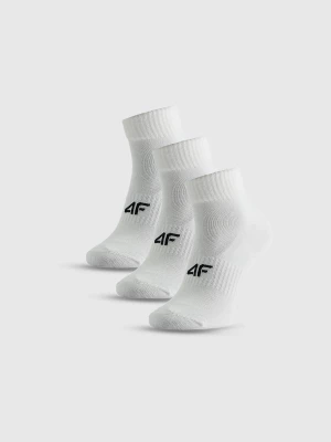 Obrázek produktu Dlouhé ponožky (3-pack) pánské - bílé 4F