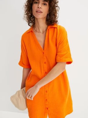 Obrázek produktu Długa bluzka oversize z miękkiego muślinu bonprix
