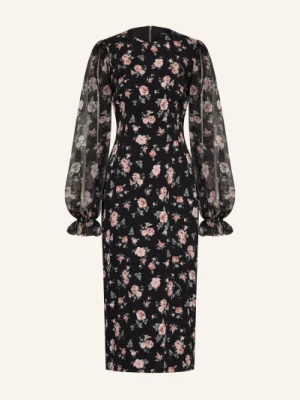 Obrázek produktu Dolce & Gabbana Hedvábné Šaty černá / starorůžová / zelená