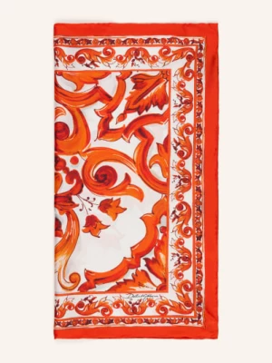 Obrázek produktu Dolce & Gabbana Hedvábný Šátek oranžová / bílá