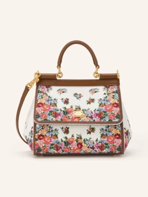 Obrázek produktu Dolce & Gabbana Kabelka Sicily Medium krémová / zlatá / hnědá