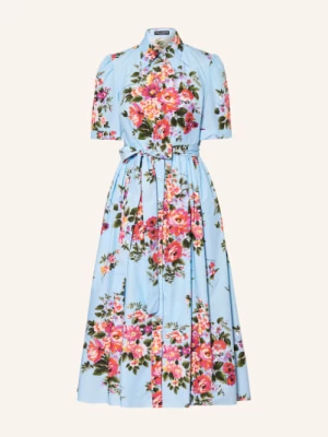 Obrázek produktu Dolce & Gabbana Košilové Šaty tmavě modrá / červená / tmavě zelená