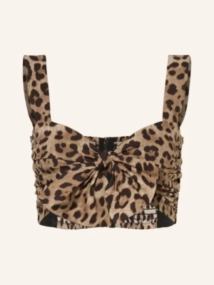 Obrázek produktu Dolce & Gabbana Krátký Top světle hnědá / tmavě hnědá / hnědá