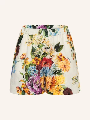Obrázek produktu Dolce & Gabbana Lněné Šortky krémová / zelená / oranžová