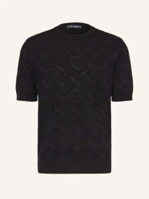 Obrázek produktu Dolce & Gabbana Pletené Polo Tričko Z Hedvábí černá