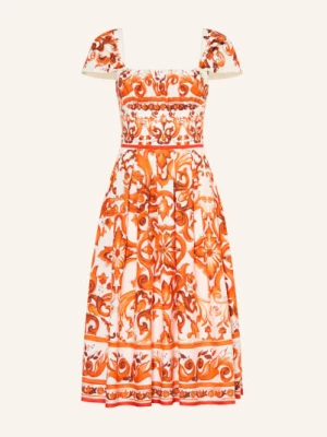 Obrázek produktu Dolce & Gabbana Šaty oranžová / bílá