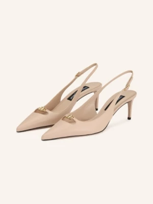 Obrázek produktu Dolce & Gabbana Slingpumps S Otevřenou Patou béžová / zlatá