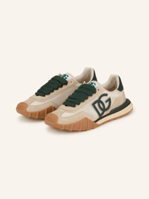 Obrázek produktu Dolce & Gabbana Teniska Dg Athletic režná / světle šedá / zelená