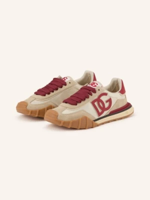Obrázek produktu Dolce & Gabbana Teniska Dg Athletic světle hnědá / tmavě červená