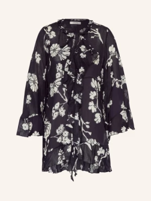 Obrázek produktu Dorothee Schumacher Blůza Floral Daydream S 3/4 Rukávy A Volány tmavě modrá / režná
