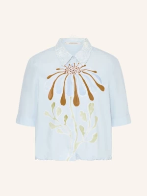 Obrázek produktu Dorothee Schumacher Košile Floral Power S Krajkou tmavě modrá / hnědá / světle zelená