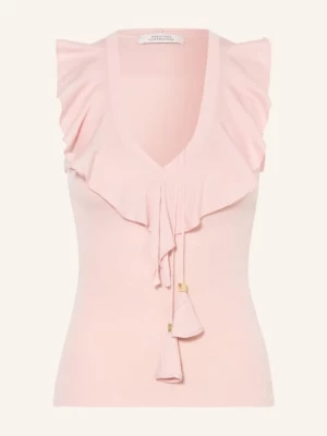 Obrázek produktu Dorothee Schumacher Pletený Top Refined Essentials S Volány růžová