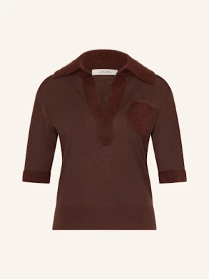 Obrázek produktu Dorothee Schumacher Úpletové Tričko Merino Romance Z Kašmíru hnědá