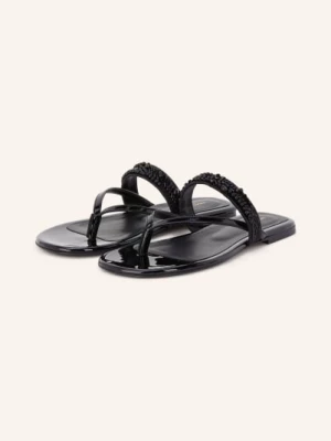 Obrázek produktu Dries Van Noten Prstové Sandály S Ozdobnými Kamínky černá