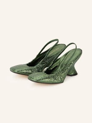 Obrázek produktu Dries Van Noten Slingpumps S Otevřenou Patou zelená