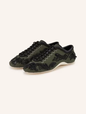 Obrázek produktu Dries Van Noten Tenisky S Flitry A Ozdobnými Kamínky tmavě zelená