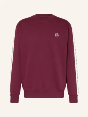 Obrázek produktu Drôle De Monsieur Mikina Le Sweatshirt Tresses tmavě červená / světle růžová / zelená DRÔLE DE MONSIEUR
