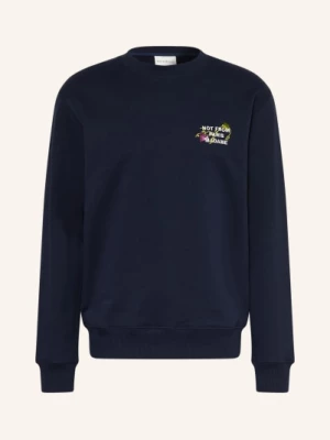 Obrázek produktu Drôle De Monsieur Mikina Le Sweatshirt Vine Embroidered Slogan tmavě modrá / zelená / bílá DRÔLE DE MONSIEUR