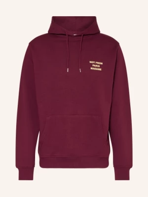 Obrázek produktu Drôle De Monsieur Mikina S Kapucí Le Hoodie Slogan tmavě červená / režná DRÔLE DE MONSIEUR