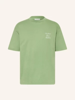 Obrázek produktu Drôle De Monsieur Tričko Le T-Shirt Slogan Calligraphy zelená / bílá Drole de Monsieur