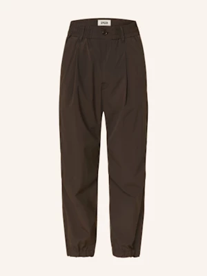 Obrázek produktu Drykorn Chino Kalhoty Lirog Relaxed Fit Se Zkrácenými Nohavicemi tmavě hnědá