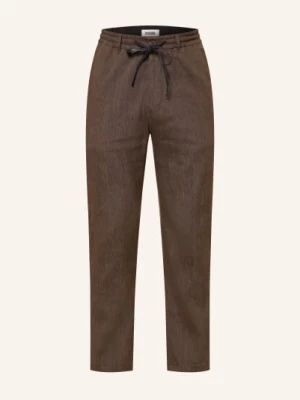 Obrázek produktu Drykorn Kalhoty Deger V Joggingovém Stylu Regular Fit Se Lnem hnědá