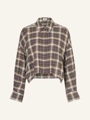 Obrázek produktu Drykorn Košilová Blůza Oshia khaki / olivová / bílá