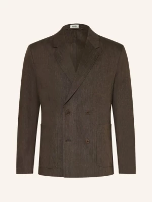 Obrázek produktu Drykorn Sako Domaro Slim Fit S Lněným Vzorem 1104 braun