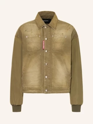 Obrázek produktu dsquared2 Bunda Carpenter Z Kombinace Materiálů khaki