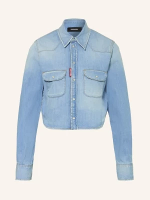 Obrázek produktu dsquared2 Krátká Džínová Košile tmavě modrá