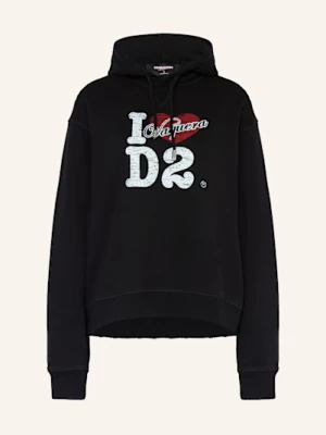 Obrázek produktu dsquared2 Mikina S Kapucí Vaquera černá