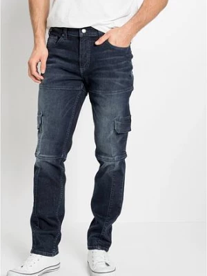 Obrázek produktu Dżinsy bojówki ze stretchem Slim Fit Straight bonprix