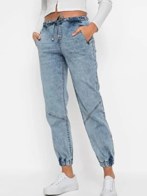 Obrázek produktu Dżinsy jogger mid waist, ze stretchem bonprix