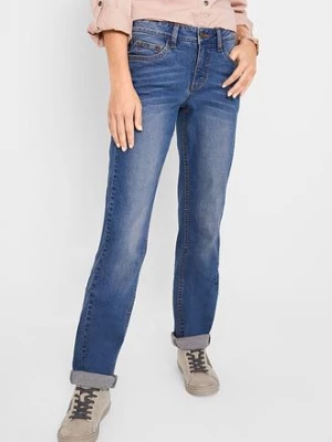 Obrázek produktu Dżinsy Straight, mid waist, ze stretchem bonprix