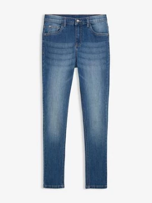 Obrázek produktu Dżinsy ze stretchem o kroju skinny fit z regulowanym pasem, prosta nogawka bonprix
