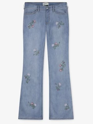Obrázek produktu Džíny Bootcut Abercrombie & Fitch skvrnitě světle modrá