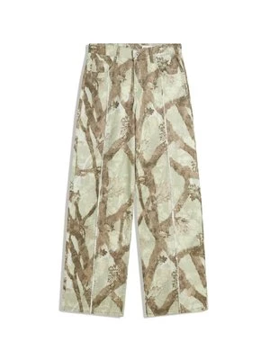 Obrázek produktu Džíny Relaxed Fit Bershka zelená