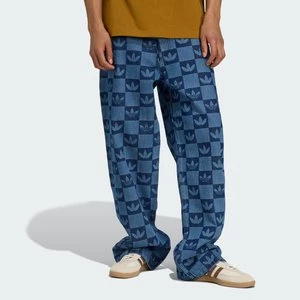 Obrázek produktu Džíny s celoplošným monogramovým potiskem a rovným střihem Adidas