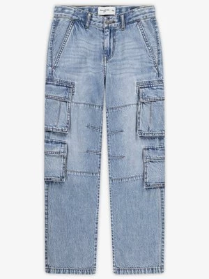 Obrázek produktu Džíny Straight Fit Abercrombie & Fitch skvrnitě světle modrá