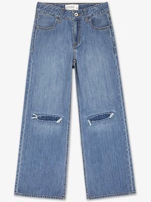 Obrázek produktu Džíny Straight Fit Abercrombie & Fitch skvrnitě tmavě modrá
