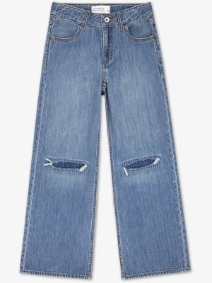 Obrázek produktu Džíny Straight Fit Abercrombie & Fitch skvrnitě tmavě modrá