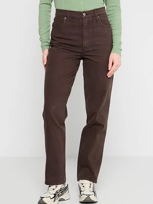 Obrázek produktu Džíny Straight Fit Abercrombie & Fitch tmavě hnědá