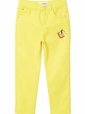 Obrázek produktu Džíny Straight Fit Desigual žlutá