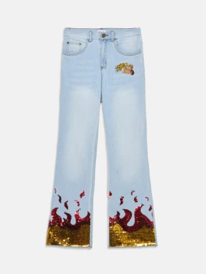 Obrázek produktu Džíny Straight Fit Pinko světlemodrý denim