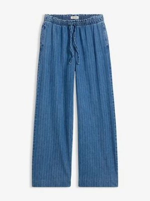 Obrázek produktu Džíny Wide Leg, bez zapínání, bavlna BonPrix