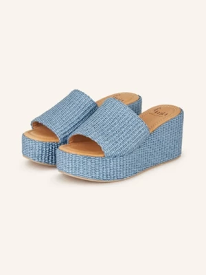 Obrázek produktu È Mia Wedges Na Klínku modrá