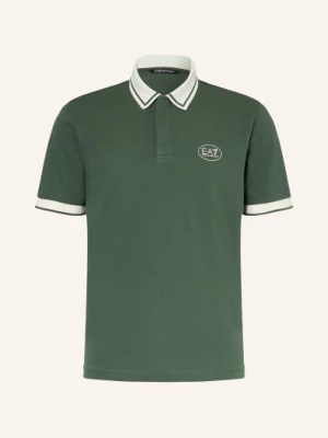 Obrázek produktu ea7 Emporio Armani Piqué Polokošile Regular Fit zelená / krémová