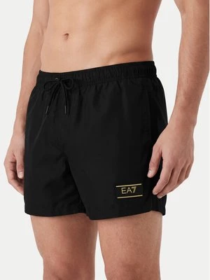 Obrázek produktu EA7 Emporio Armani Plavecké šortky 7M001713 AF21248 UC001 Černá Regular Fit