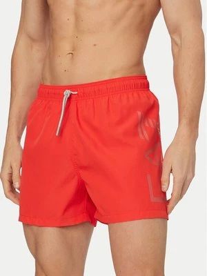 Obrázek produktu EA7 Emporio Armani Plavecké šortky 7M002001 AF14497 M5096 Červená Regular Fit