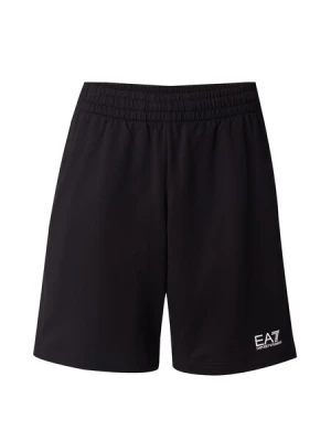 Obrázek produktu EA7 Emporio Armani Sportovní kalhoty  černá / bílá